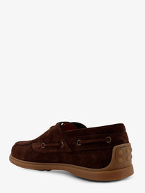 Tod's Men's Suede Boat Shoe Brown