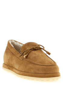 Tod's Suede Loafers Beige
