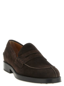 Tod's Suede Loafers Brown
