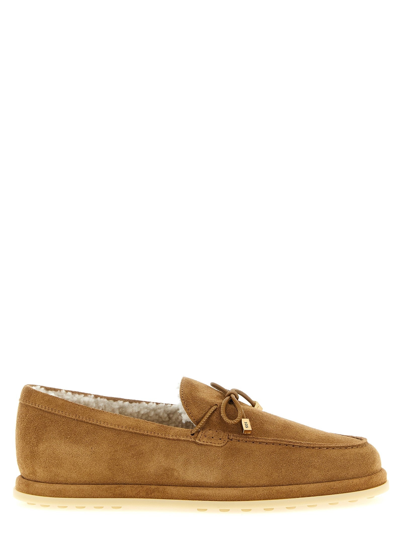 Tod's Suede Loafers Beige