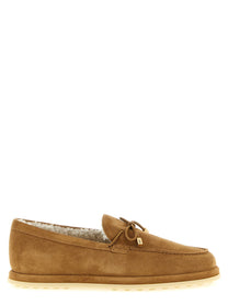 Tod's Suede Loafers Beige