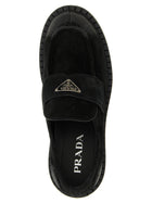 PRADA Suede Loafers Black, view 4