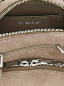 self-portrait Suede Mini Grey