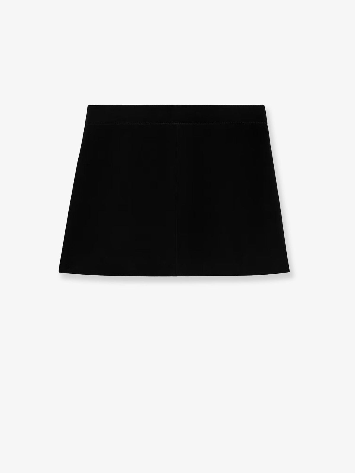 Celine Women's Suede Miniskirt Black, view 2