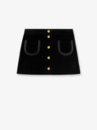 Celine Women's Suede Miniskirt Black