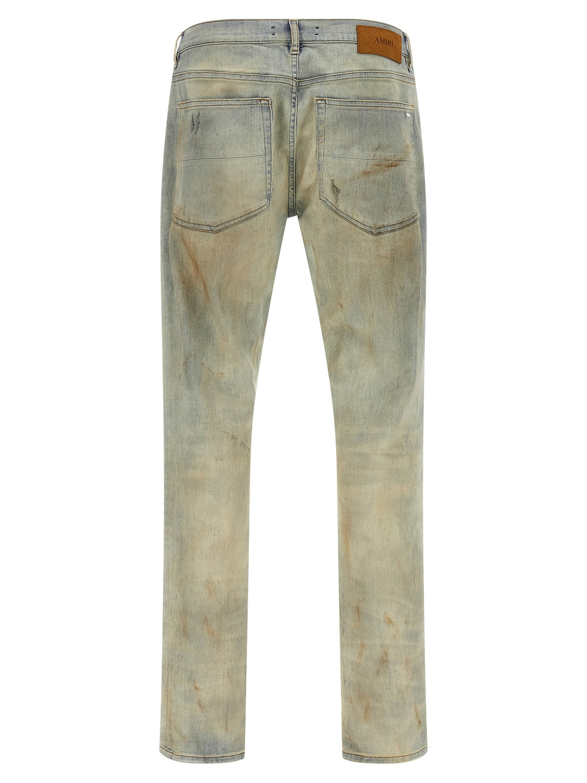 AMIRI Suede MX1 Jeans Beige
