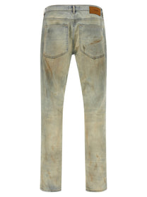 AMIRI Suede MX1 Jeans Beige