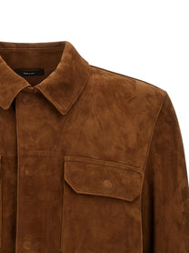 Tom Ford Suede Overshirt Brown