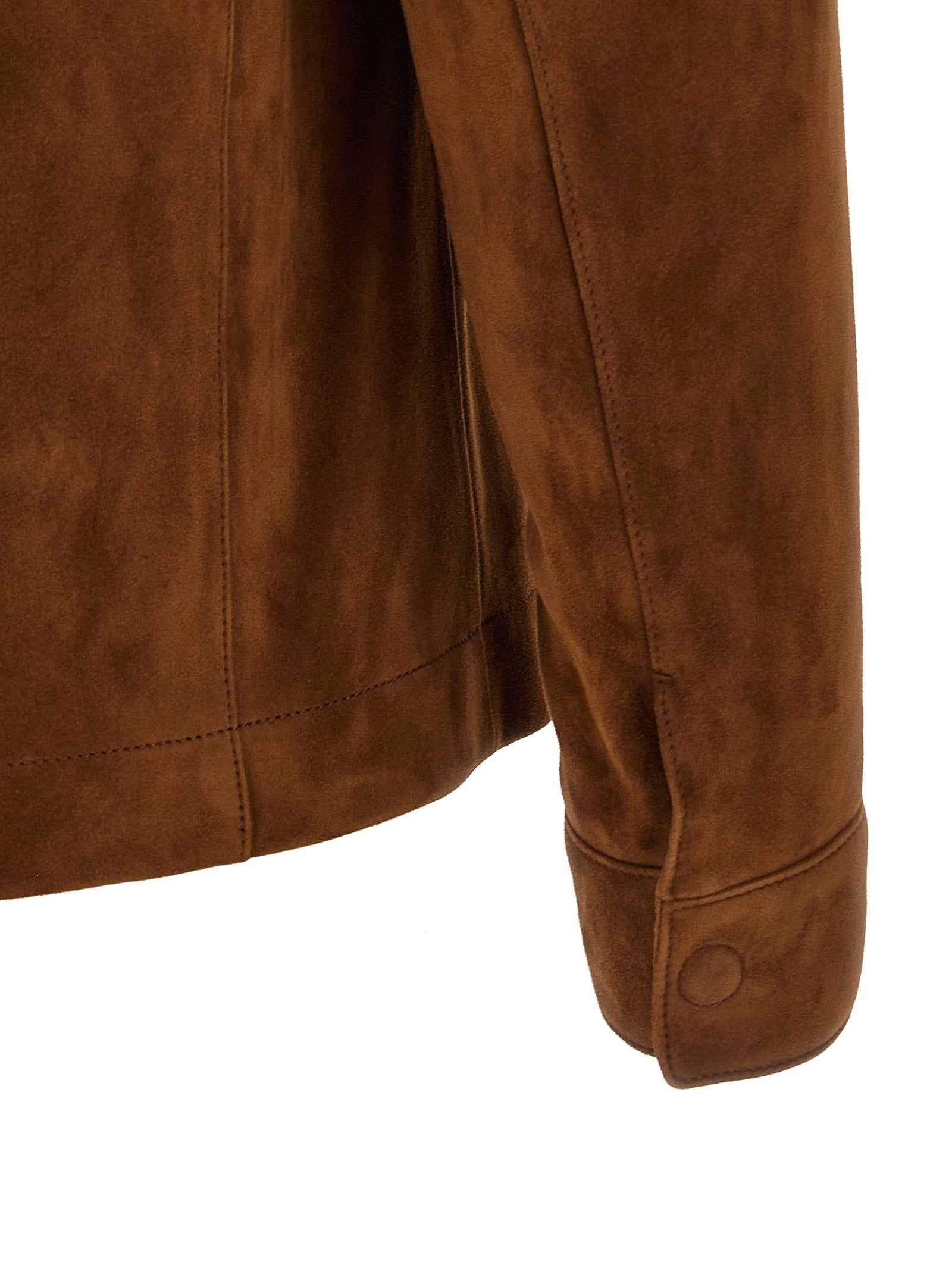 Tom Ford Suede Overshirt Brown