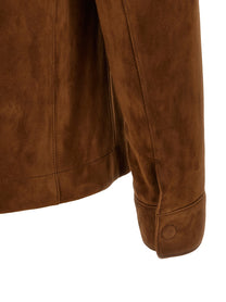 Tom Ford Suede Overshirt Brown