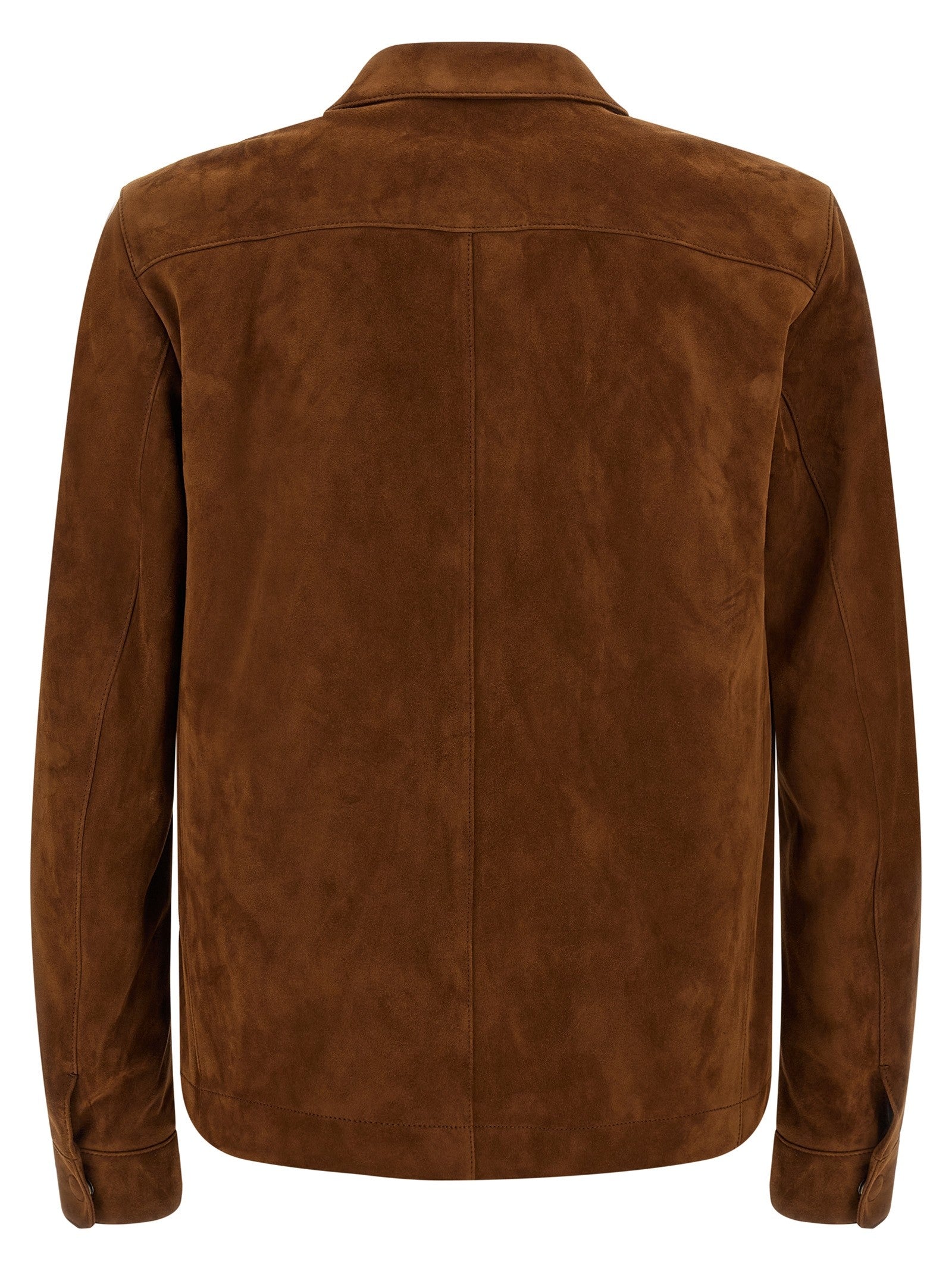 Tom Ford Suede Overshirt Brown