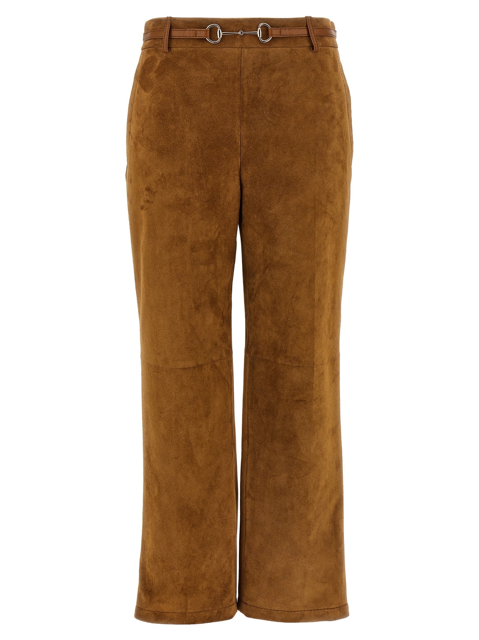 Gucci Suede Pants Brown