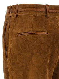 Gucci Suede Pants Brown