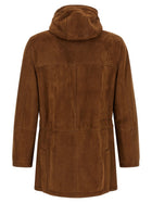 Brunello Cucinelli Suede Parka Brown, view 2