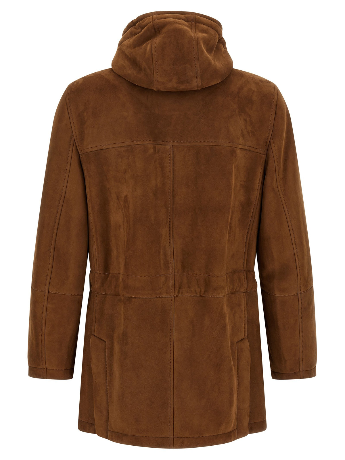 Brunello Cucinelli Suede Parka Brown