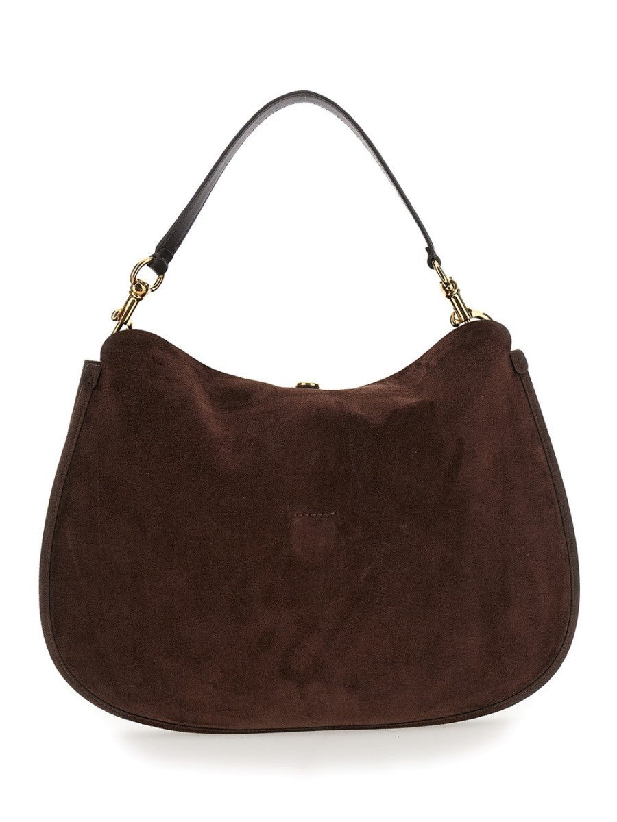 Etro Women's Suede Pony Bag Brown