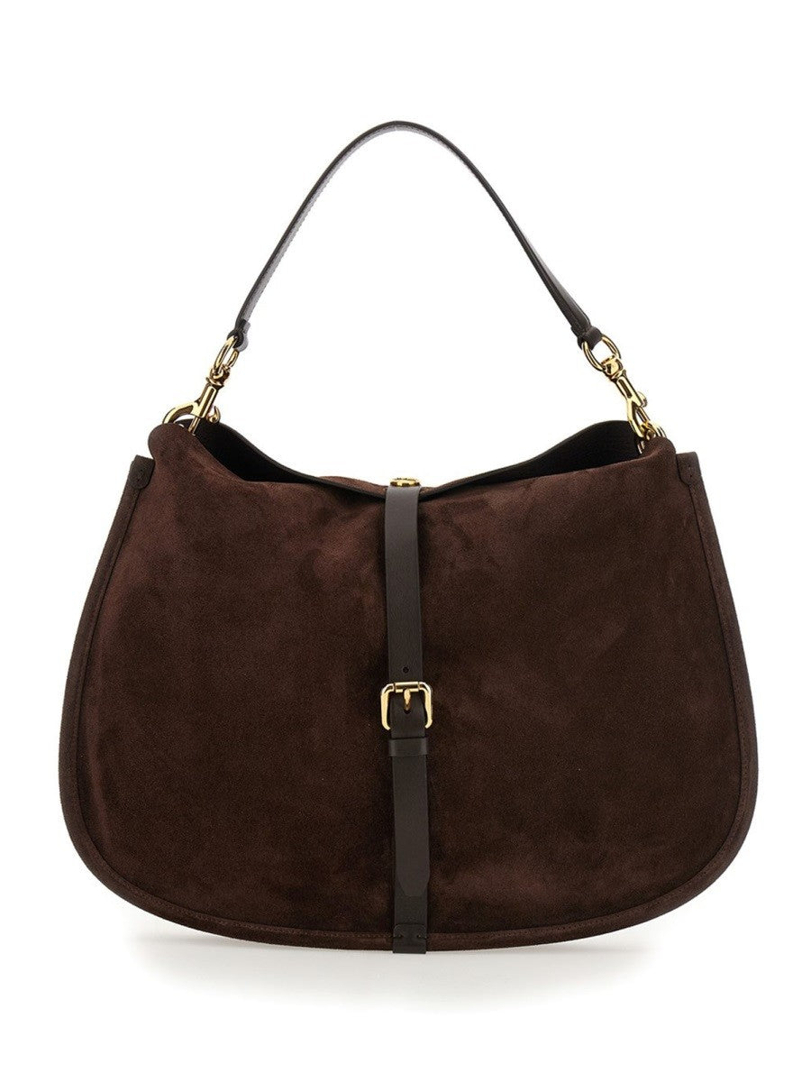 Etro Women's Suede Pony Bag Brown