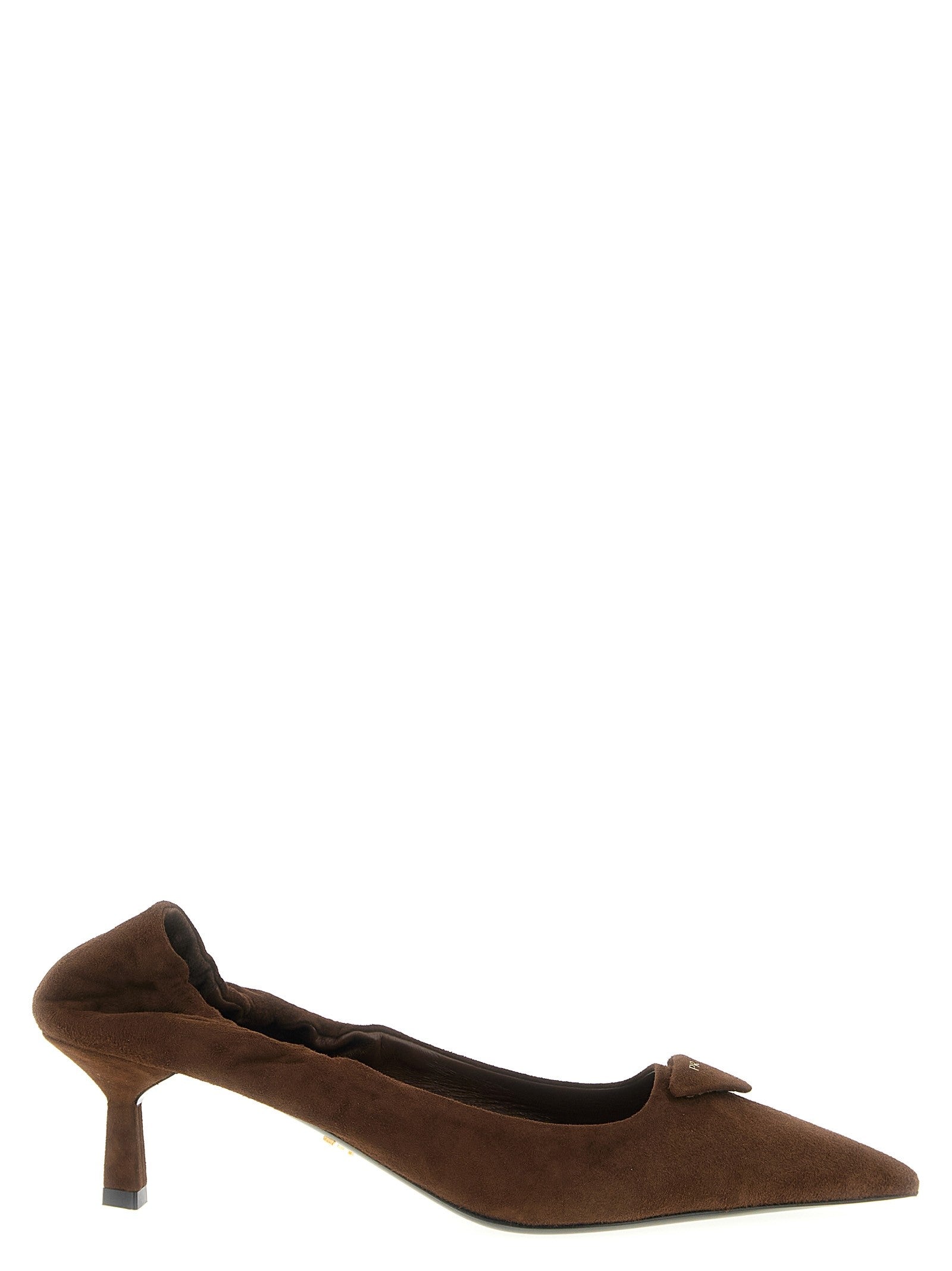 PRADA Suede Pumps Brown
