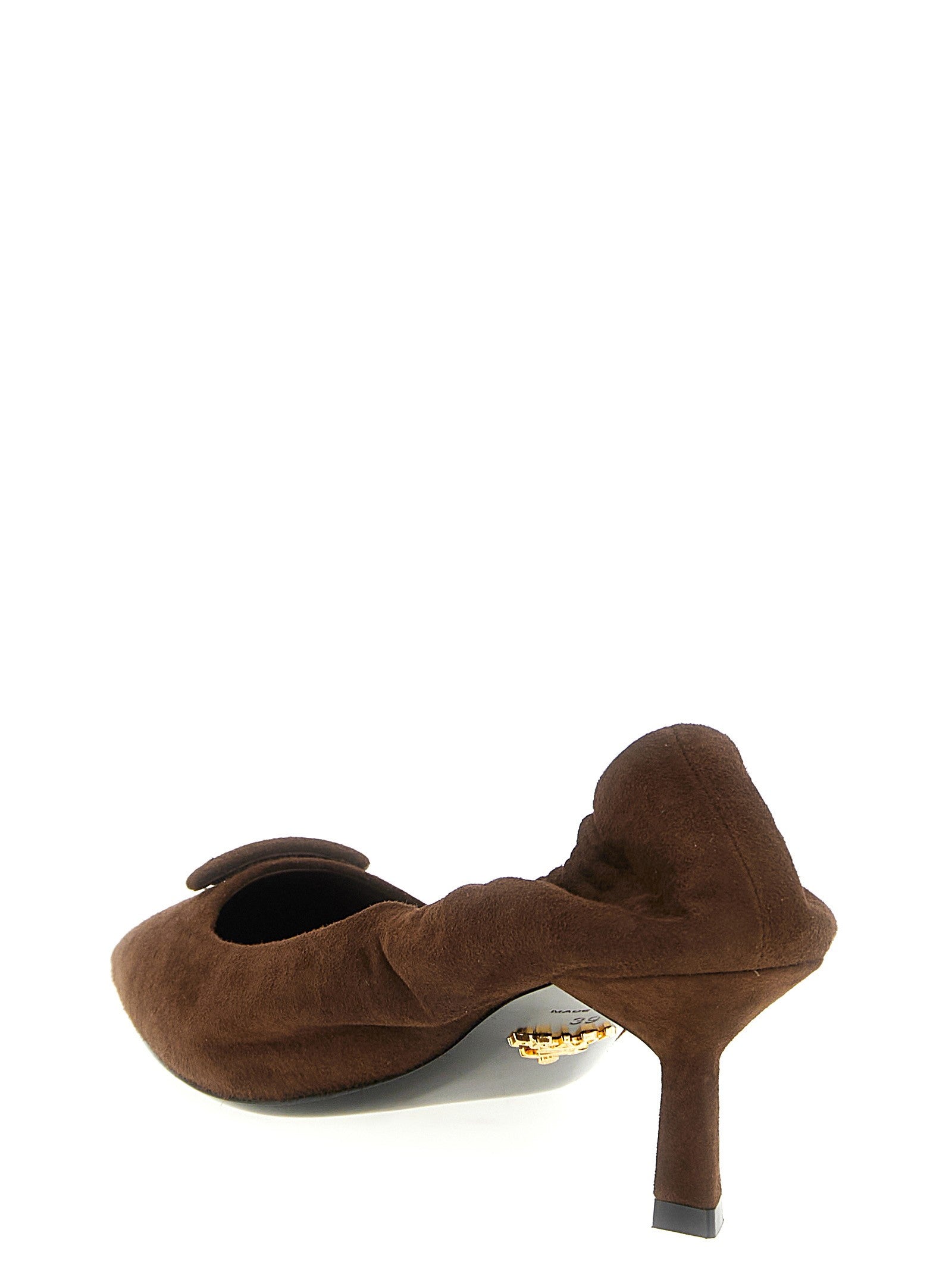 PRADA Suede Pumps Brown