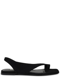 Toteme Women's Suede Sandal Black