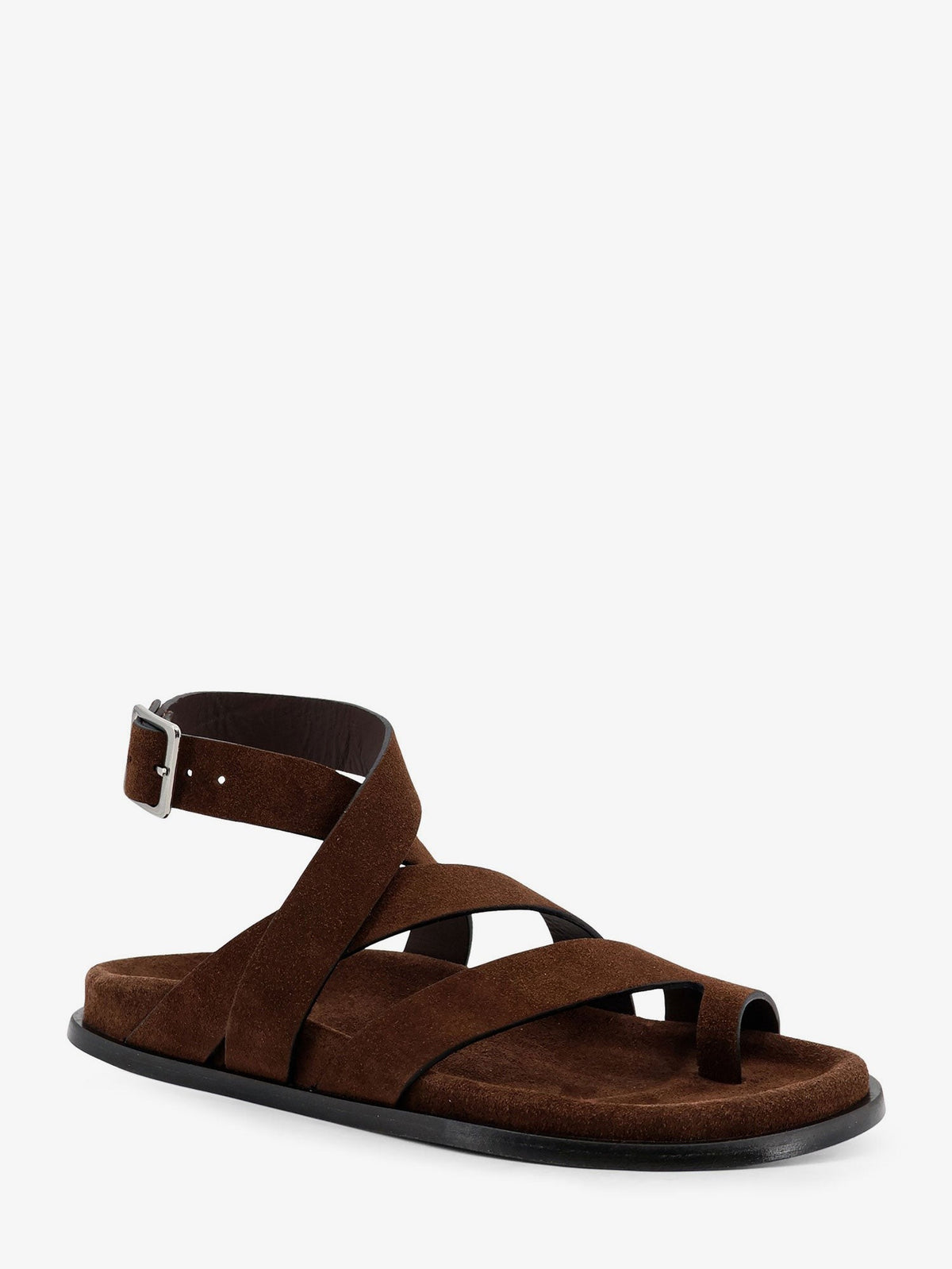 Alohas Women's Suede Sandals Brown