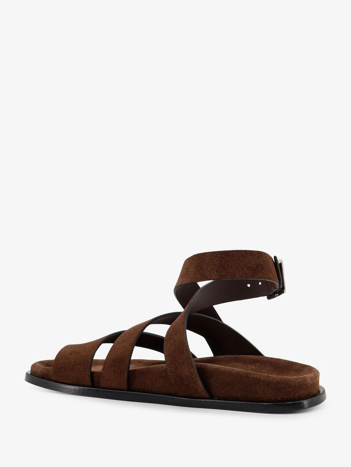 Alohas Women's Suede Sandals Brown, view 3