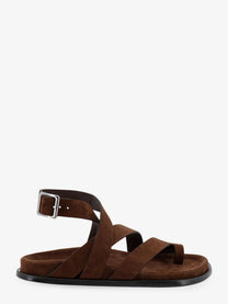 Alohas Women's Suede Sandals Brown