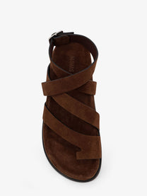 Alohas Women's Suede Sandals Brown