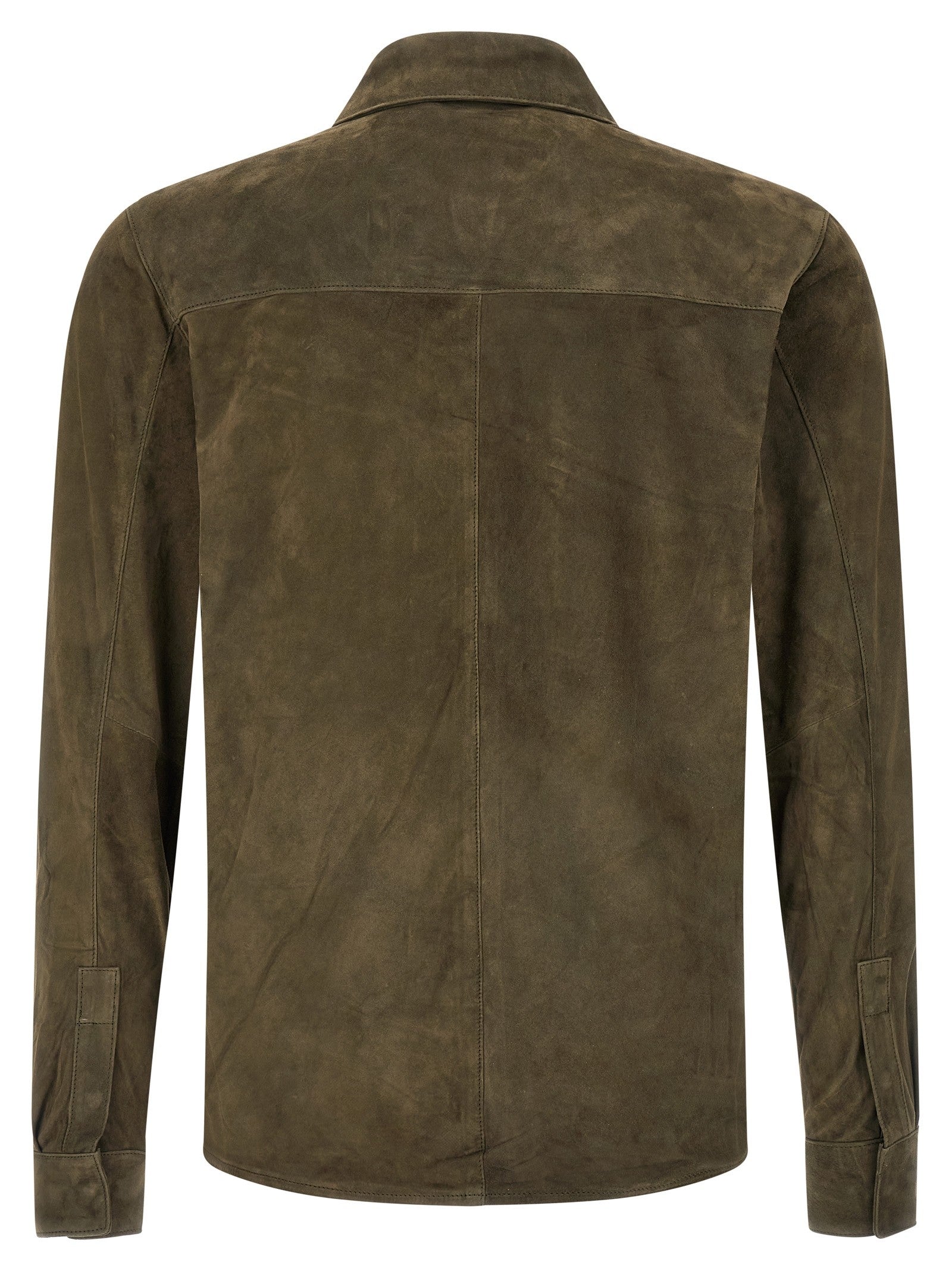 Giorgio Brato Suede Shirt Gloves Green