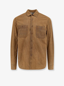 ASPESI Men's Suede Shirt Orange