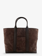 Tom Ford Men's Suede Shopping Bag Brown