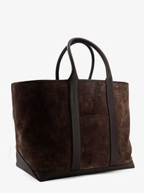 Tom Ford Men's Suede Shopping Bag Brown