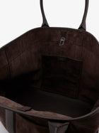Tom Ford Men's Suede Shopping Bag Brown, view 4