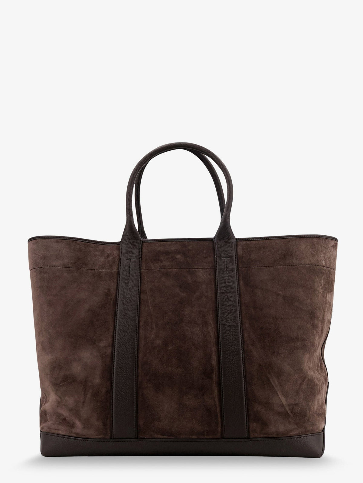 Tom Ford Men's Suede Shopping Bag Brown