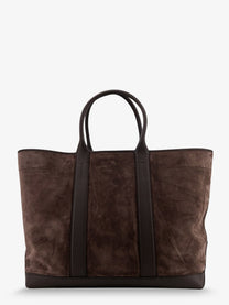 Tom Ford Men's Suede Shopping Bag Brown