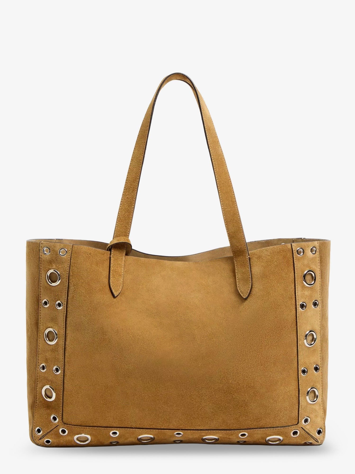 Valentino Men's Suede Shopping Bag Beige