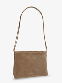 Brunello Cucinelli Women's Suede Shoulder Bag Beige