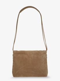 Brunello Cucinelli Women's Suede Shoulder Bag Beige