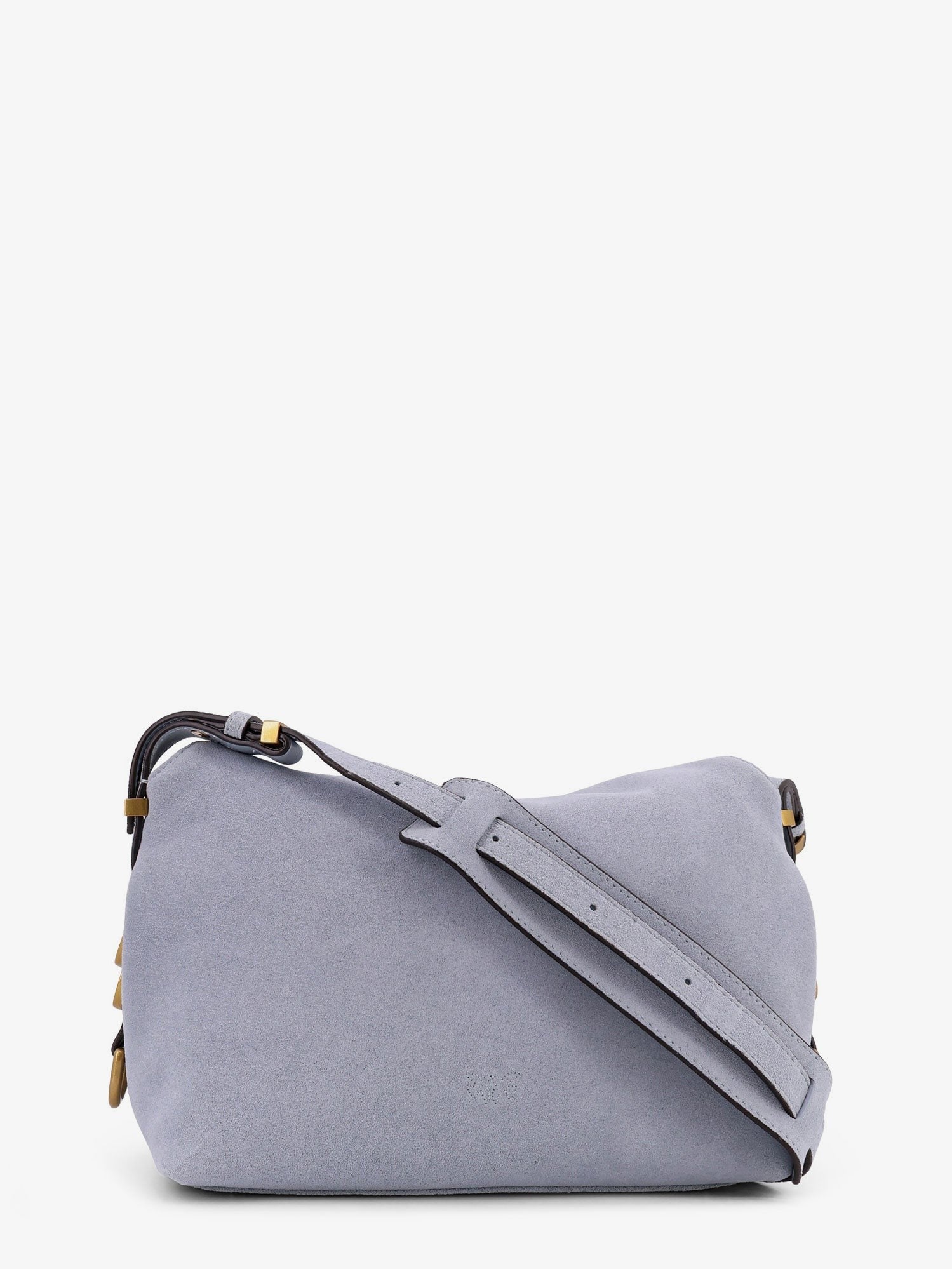 Pinko Women's Suede Shoulder Bag Blue