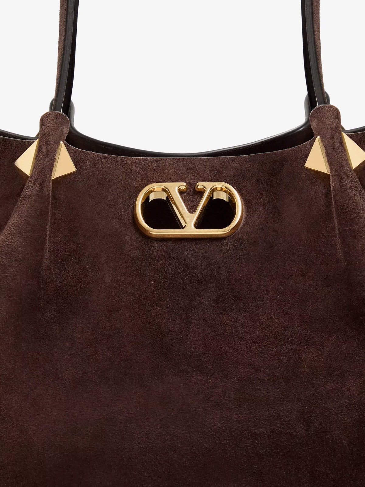 Valentino Women's Suede Shoulder Bag Brown, view 4