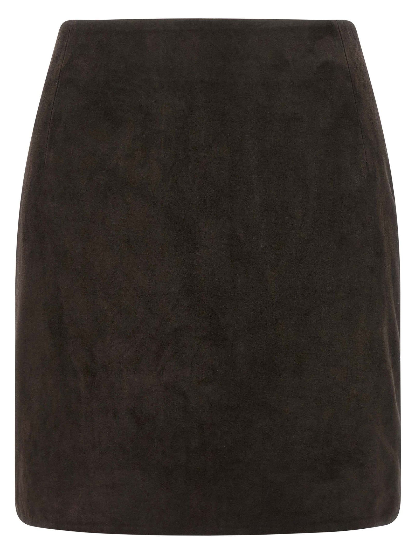 ROTATE Birger Christensen Suede Skirt Red