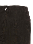 ROTATE Birger Christensen Suede Skirt Red