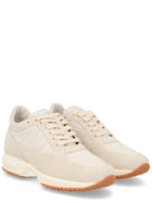 Hogan Women's Suede Sneaker Beige, view 2