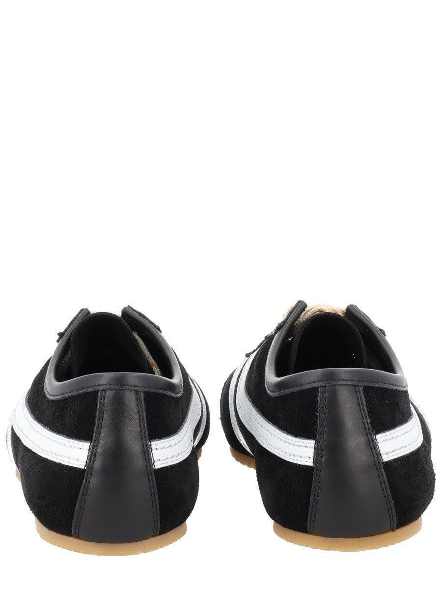 Dries Van Noten Men's Suede Sneaker Black