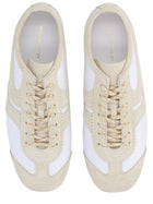 Dries Van Noten Women's Suede Sneaker White, view 5