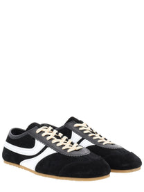 Dries Van Noten Men's Suede Sneaker Black