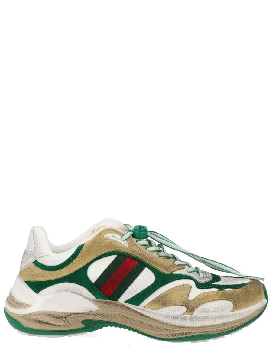 Gucci Men's Suede Sneaker White