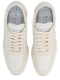 Hogan Women's Suede Sneaker Beige