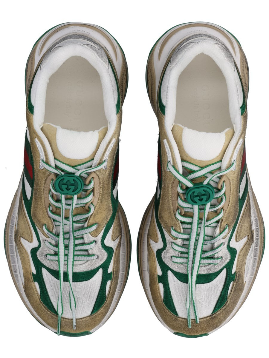 Gucci Men's Suede Sneaker White