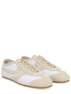 Dries Van Noten Women's Suede Sneaker White, view 2